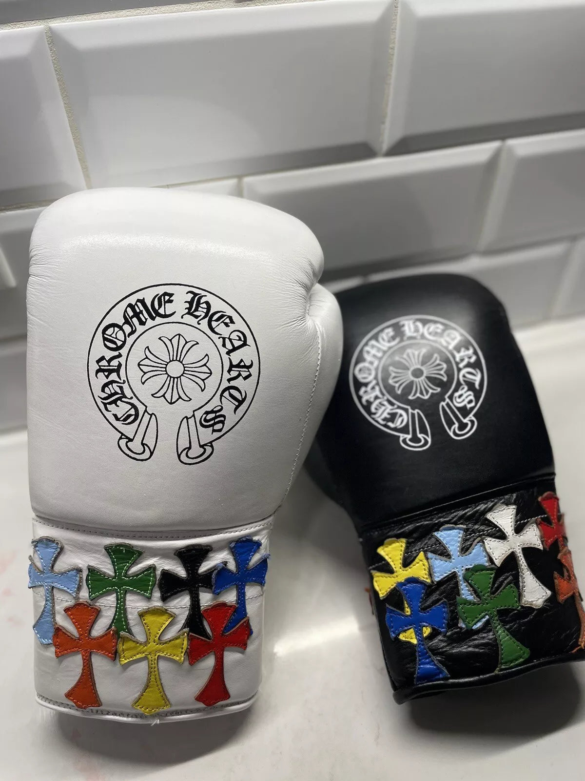 Winning boxing gloves by GlovesMate USA,  WHITE & BLACK christmas gift for mens Thanksgiving gifts for him - Image 2