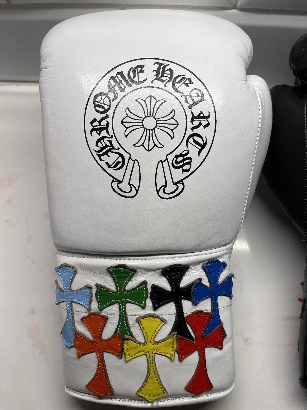 Winning boxing gloves by GlovesMate USA,  WHITE & BLACK christmas gift for mens Thanksgiving gifts for him - Image 5
